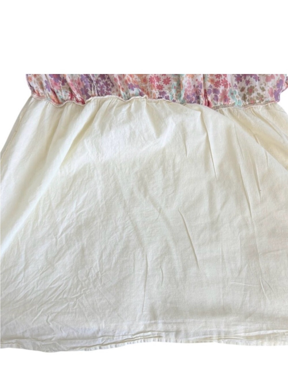 ️☀️ Anthropologie Fei floral skirt Cotton,lined elastic waist size Small - Picture 4 of 8